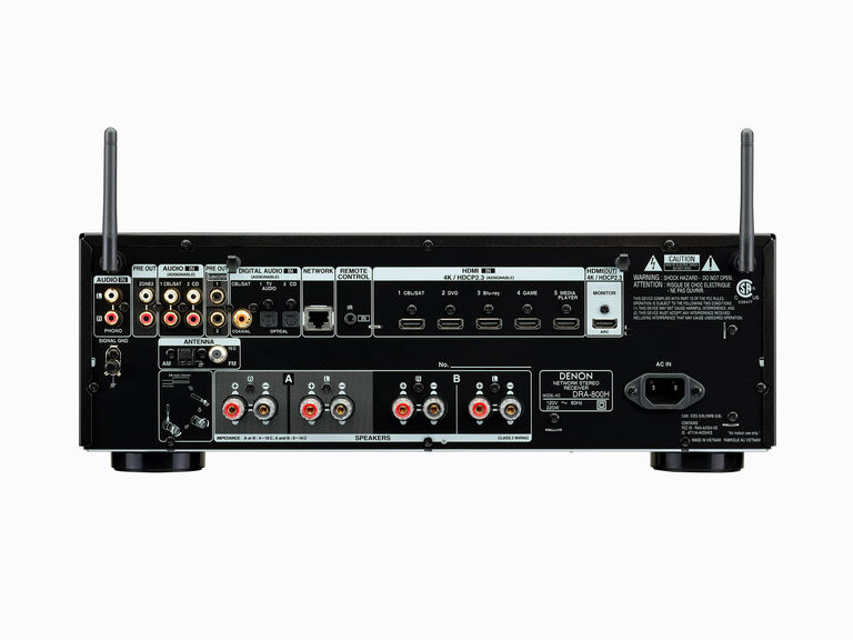 Denon 2ch Network Receiver DRA-800H SP, 黑色, dynamic